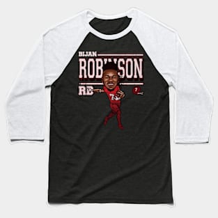 Bijan Robinson Atlanta Cartoon Baseball T-Shirt